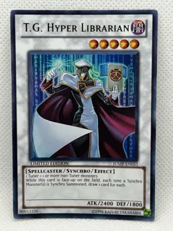 Yugioh! T.G. Hyper Librarian - JUMP-EN051 - Ultra Rare - Limited Edition - NM - Image 1