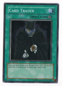 Card Trader - STON-EN046 - 1st Edition NM - Super Rare Yugioh Card TCG - Image 1