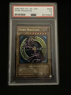 YUGIOH PSA 5 2002 Dark Magician SDY-006 Ultra Rare - Image 1