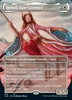 Mint/Near-Mint, English - 1 x MTG Heliod, Sun-Crowned - Foil Secret Lair Drop Se - Image 1
