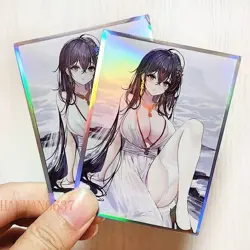 60pcs Azur Lane Taihou Card Protectors 67*92mm Otaku Gift Animation Soft Sleeves - Image 1