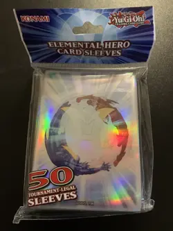 Yu-Gi-Oh! Elemental Hero Card Sleeves (50-Pack) - Konami Card Sleeves - Image 1
