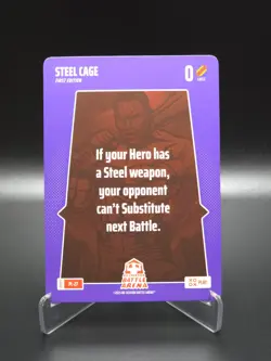 Steel Cage 2025 Bo Jackson Battle Arena Alpha Update Play Card SP #PL-27 - Image 1
