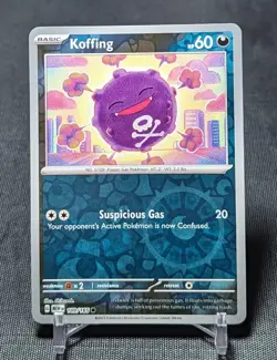 Koffing Common Reverse Holo 2023 Scarlet & Violet 151 Pokemon TCG Card 109/165 - Image 1