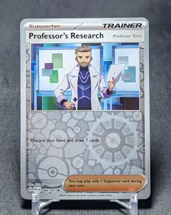 Professor's Research Rare Reverse Holo 2024 PALDEAN FATES Pokemon Card 088/091 - Image 1