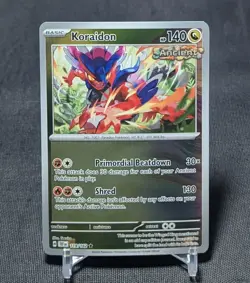 Koraidon Rare Reverse Holo Dragon Temporal Forces Pokemon TCG Card 119/162 - Image 1