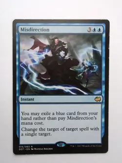 MTG Misdirection (DDT) Duel Decks: Merfolk vs. Goblins Regular Rare015/063 - Image 1