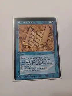 Mtg - Merchant Scroll *Miscut / Misprint* - Image 1