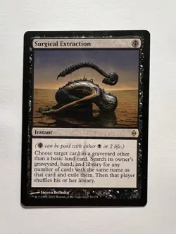 Surgical Extraction - MTG New Phyrexia - NM - Image 1