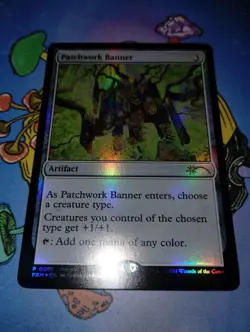 1x Patchwork Banner - Foil #001 Promo - Bloomburrow - Mtg - Image 1