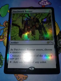 1x Patchwork Banner - Foil #001 Promo - Bloomburrow - Mtg - Image 2