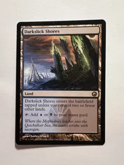 Darkslick Shores - MTG Scars of Mirrodin - NM - Image 1