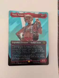 Vaan, Street Thief (Borderless 535) (Surge Foil)- NM - MTG FINAL FANTASY - Image 1