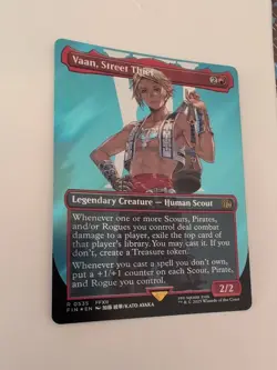 Vaan, Street Thief (Borderless 535) (Surge Foil)- NM - MTG FINAL FANTASY - Image 2