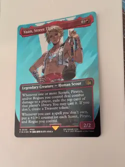 Vaan, Street Thief (Borderless 535) (Surge Foil)- NM - MTG FINAL FANTASY - Image 3