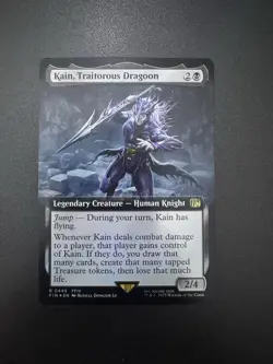 MTG Final Fantasy Kain, Traitorous Dragoon Extended Art Foil R 0449 NM-Mt - Image 1