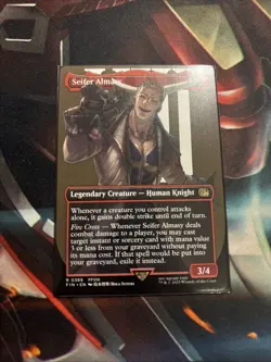 Mtg Seifer Almasy BORDERLESS - Final Fantasy + Bonus Foils - Image 1