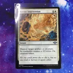 1x Bovine Intervention NM Eng MTG - Outlaws Thunder Junction 0006 - Image 1