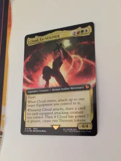 Cloud, Ex-SOLDIER - Extended Art - Foil - Final Fantasy - FIC - MTG - Image 3