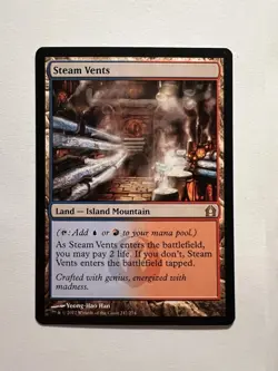 Steam Vents - MTG Return to Ravnica - NM - Image 1
