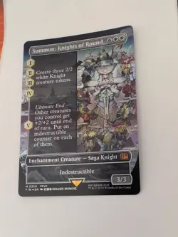 MTG: Summon: Knights of Round (Borderless 359) (Foil) - NM - FINAL FANTASY - Image 3