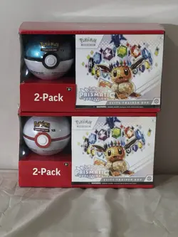 Sam's Club Pokemon Prismatic ETB and Pokeball Bundle Sealed! X2 - Image 1