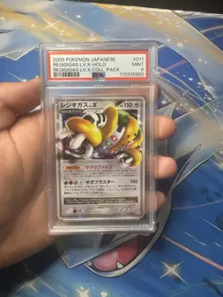 Pokemon Japanese Regigigas Lv.X Holo Collection Pack 011/012 PSA 9 MINT - Image 1