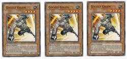 3X Goggle Golem - TAEV-EN023 x3 Yugioh Yu Gi Oh! 3 Playset 1st Edition - Image 1