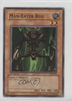Man-Eater Bug 1st Ed. YuGiOh Starter Deck Yugi Evolution #SYE-017 2004 3c7 - Image 1