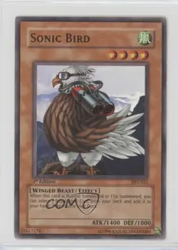 Sonic Bird 1st Ed. YuGiOh Starter Deck Yugi Evolution #SYE-021 2004 3c7 - Image 1