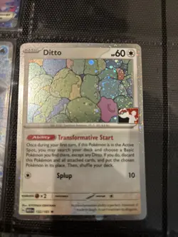 Ditto 132/165 HOLO Play Stamp Prize Pack NM - Pokemon Card - Image 1