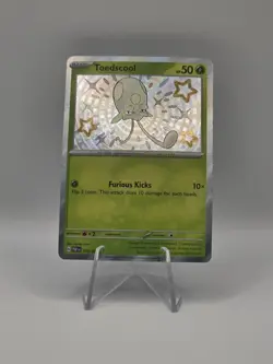 Pokemon TCG Shiny Toedscool Holo Card 105/091 Paldean Fates NM/Mint - Image 1