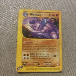 Nidoking Pokemon card from the Aquapolis set, Non Holo card number 24/147 - Image 1