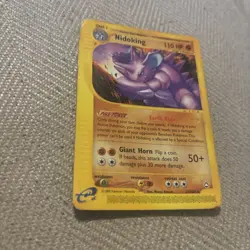 Nidoking Pokemon card from the Aquapolis set, Non Holo card number 24/147 - Image 2