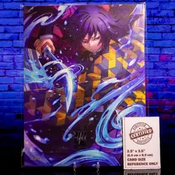 Giyu Shinobu Oversized A4 Premium Art Card Demon Slayer Double-sided Hashira - Image 1