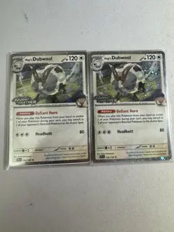 Pokemon Journey Together Hop’s Dubwool 136/159 Holo Promo Card Sealed - Image 1