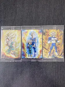 Majin Vegeta Trunks Dragon Ball Itajaga Rare Plastic Trading Card New Sealed NM - Image 1