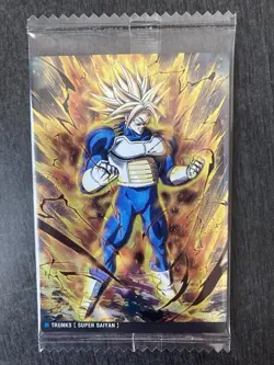 Majin Vegeta Trunks Dragon Ball Itajaga Rare Plastic Trading Card New Sealed NM - Image 5
