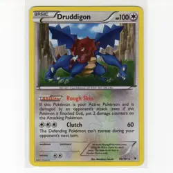 Pokemon TCG Druddigon 89/101 BW Noble Victories Reverse Holo Card EN-LP 2011 - Image 1