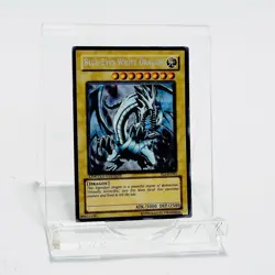 Yugioh Blue Eyes White Dragon FL1-EN001 Secret Rare Trading Card - Image 1