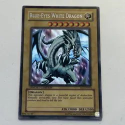 Yugioh Blue Eyes White Dragon FL1-EN001 Secret Rare Trading Card - Image 2