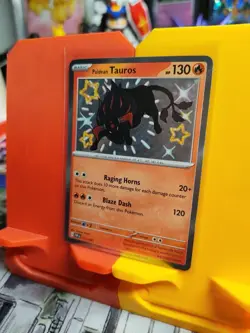 Pokemon Card Paldean Tauros 111/091 Shiny Paldean Fates Near Mint - Image 2