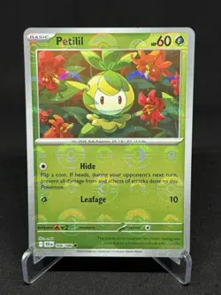 Pokemon TCG - Petilil - 006/086 - (Poke Ball Pattern) - SV: Black Bolt - Image 1