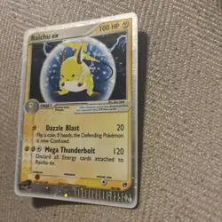 Raichu ex Pokemon card from the EX Sandstorm expansion, card number 98/100. - Image 3