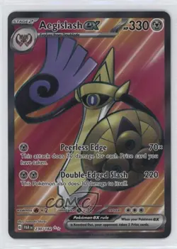 Aegislash ex Ultra Rare Pokemon Scarlet & Violet Paradox Rift (PAREN) #230 1il7 - Image 1