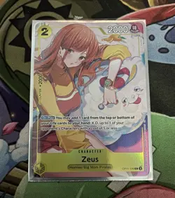 One Piece TCG - Zeus (Nami) Promo English Alt- R - OP11-106 - NM CARD ONLY - Image 1
