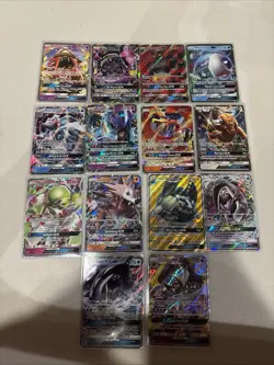 Pokemon 14 Mixed Card Lot Of GX Cards - Image 1