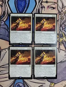 4x March of the Canonized - NM/M LCC MTG Magic - Image 1