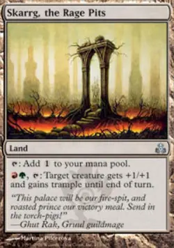 Skarrg, the Rage Pits - Medium Play MTG Guildpact - Image 1