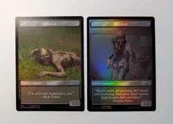 2x Walker - Treasure Token ✨Foil NM✨ Secret Lair Drop: The Walking Dead AMC MTG - Image 2